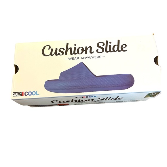 32 degrees COOL cushion slide Navy size M - Picture 1 of 1
